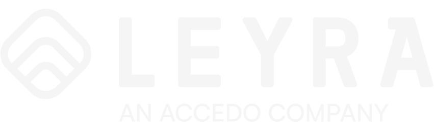 Leyra Logotype White Endorsement Line